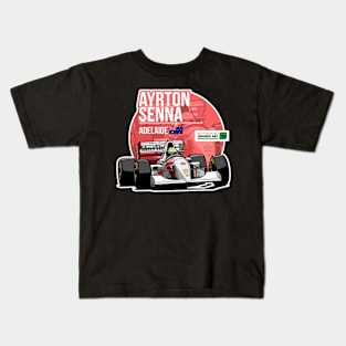 Ayrton Senna 1993 Adelaide Kids T-Shirt